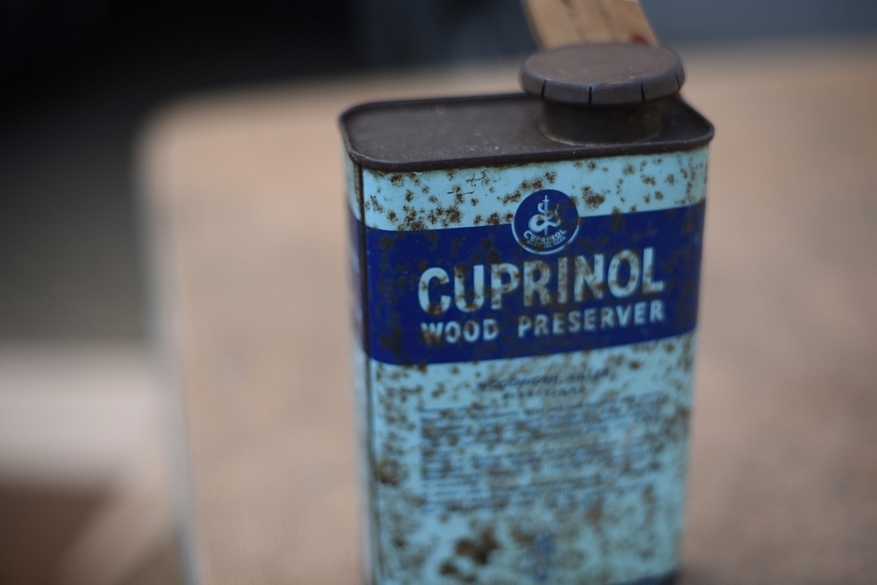 ヴィンテージ　CUPRONOL Wood Preserver ヴィンテージ缶　101091