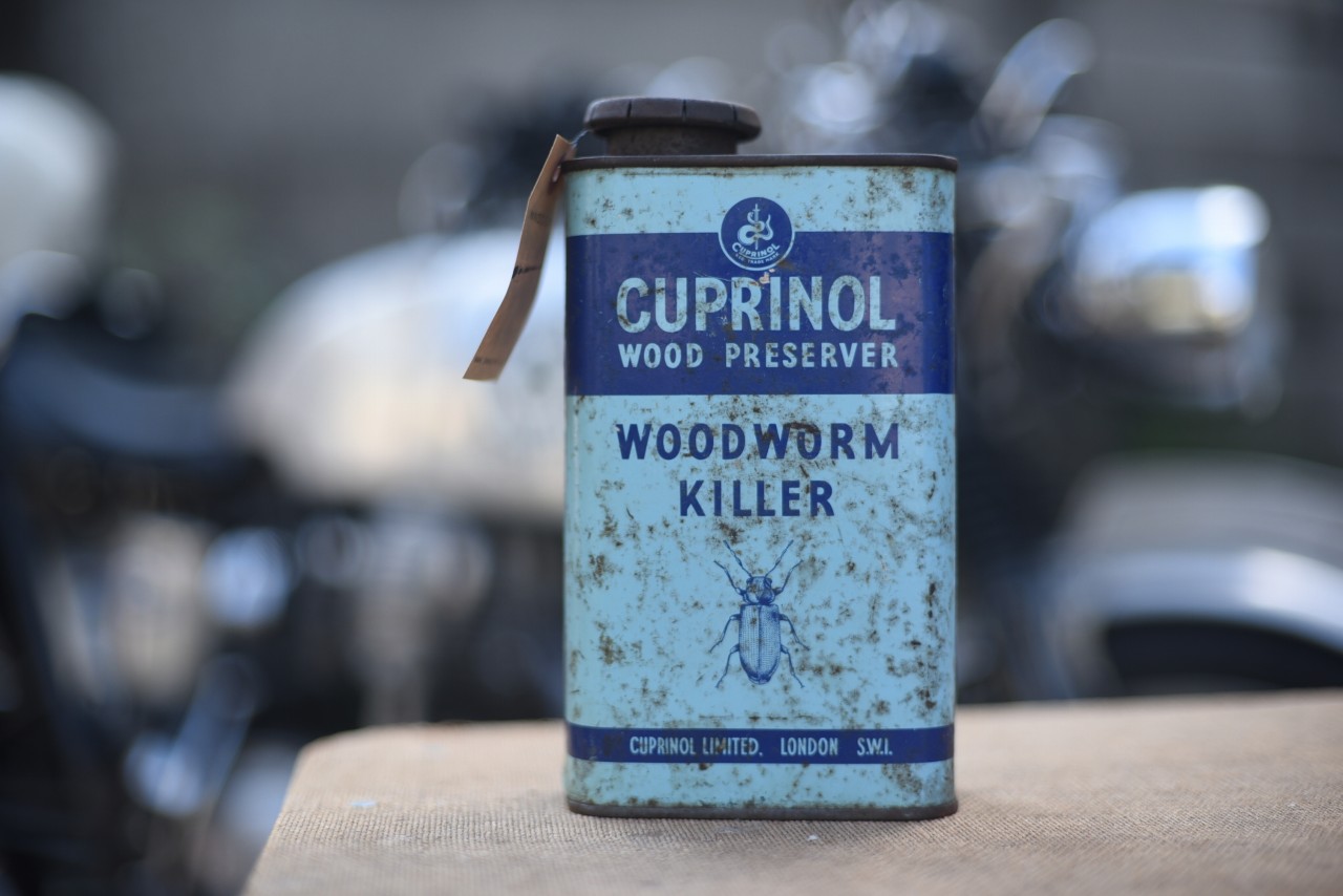 ヴィンテージ　CUPRONOL Wood Preserver ヴィンテージ缶　101091