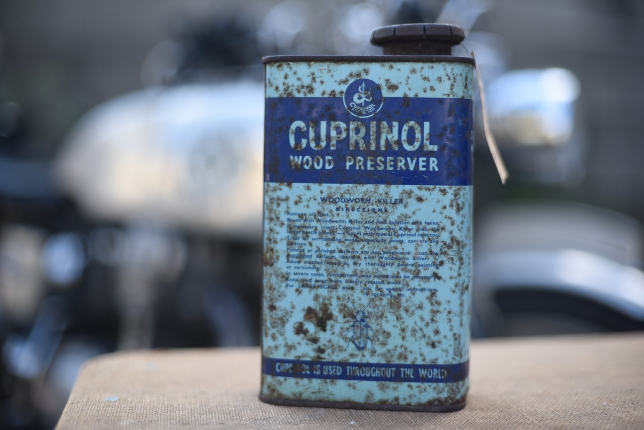 ヴィンテージ　CUPRONOL Wood Preserver ヴィンテージ缶　101091