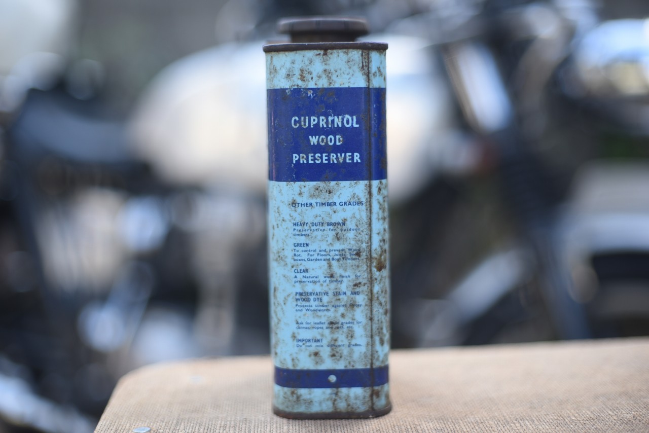 ヴィンテージ　CUPRONOL Wood Preserver ヴィンテージ缶　101091