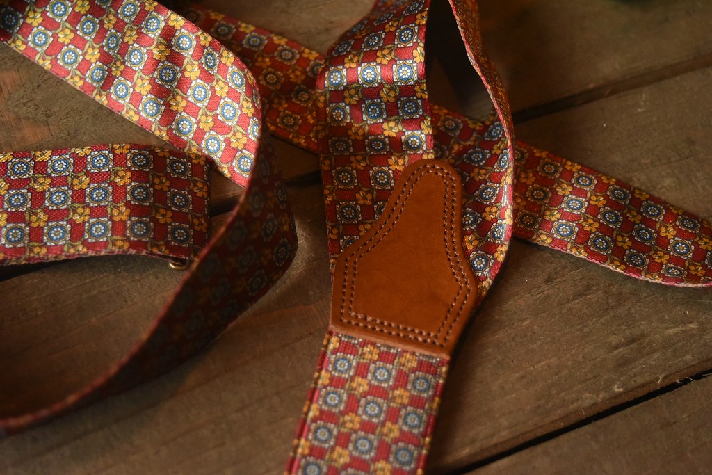 103269 ヴィンテージ　サスペンダー MADE IN GERMANY 刻印