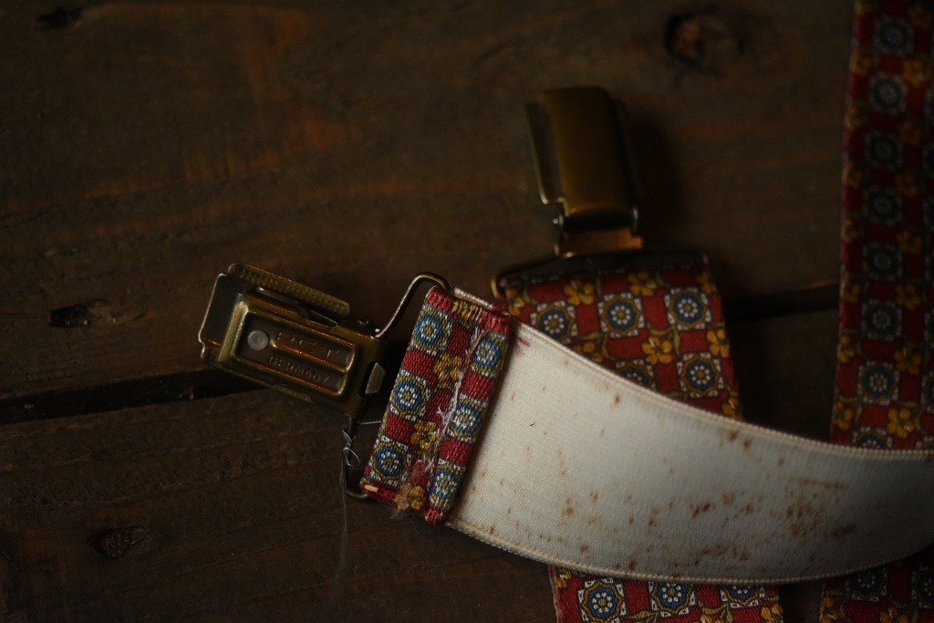 103269 ヴィンテージ　サスペンダー MADE IN GERMANY 刻印