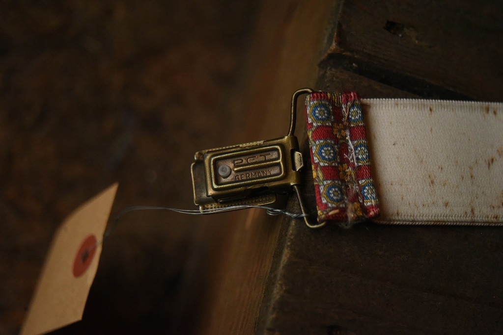 103269 ヴィンテージ　サスペンダー MADE IN GERMANY 刻印