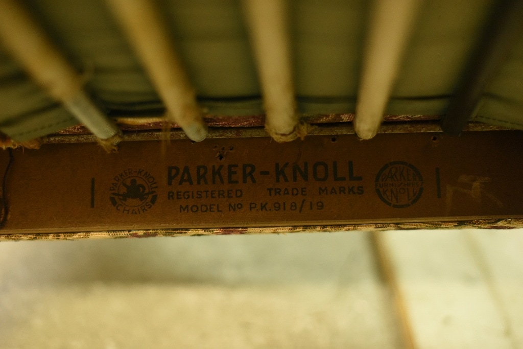 2282 ヴィンテージ チェア　椅子 肘付き