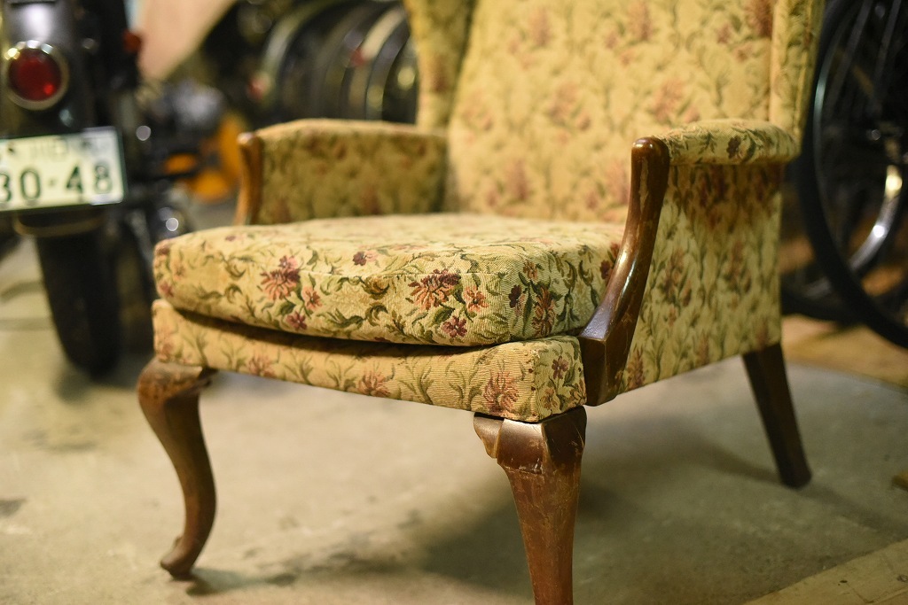 2282 ヴィンテージ チェア　椅子 肘付き