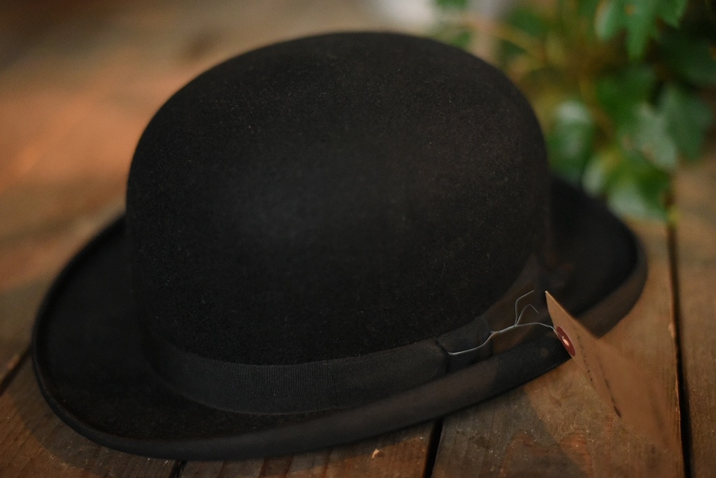 101277 ヴィンテージ 「 SCOTT & Co 」製 ボーラーハット 山高帽 MADE
