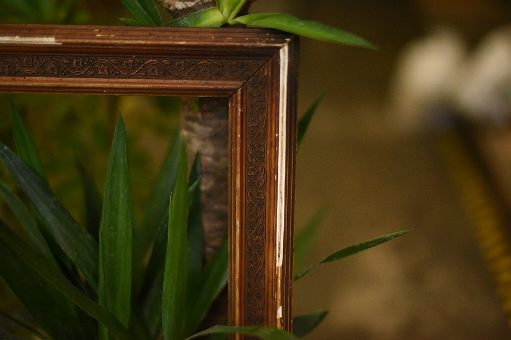 103601 ヴィンテージ ウッドフレーム 額縁