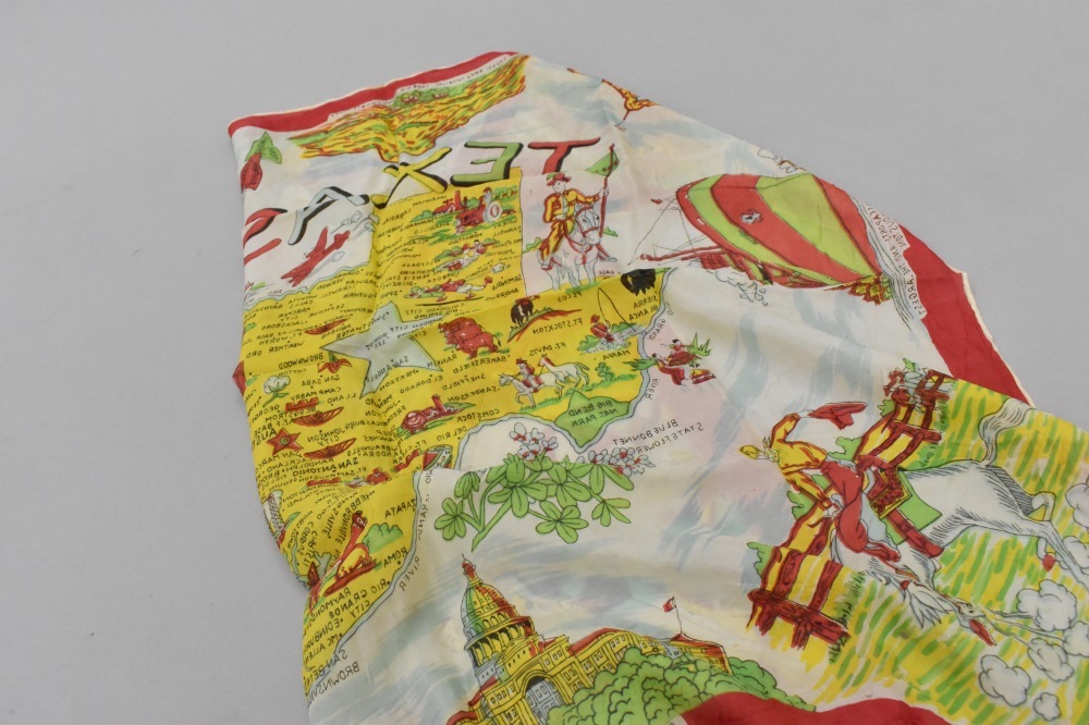 108781 ヴィンテージ 中判 スーベニア スカーフ  Souvenir scarf