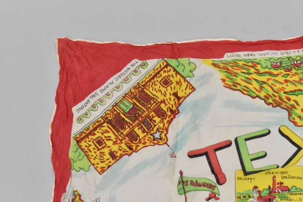 108781 ヴィンテージ 中判 スーベニア スカーフ  Souvenir scarf
