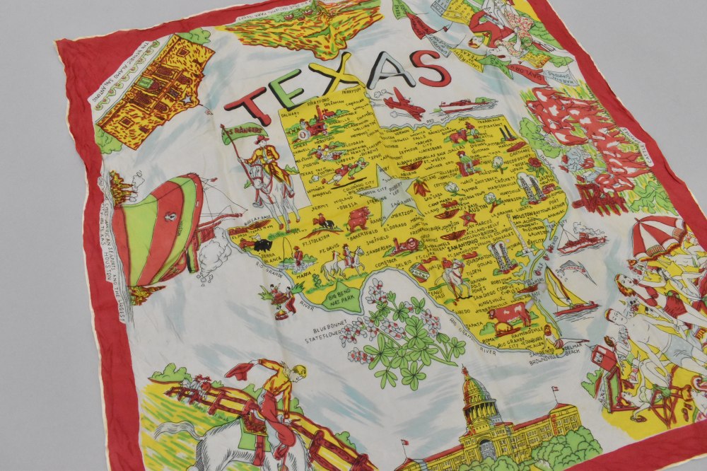 108781 ヴィンテージ 中判 スーベニア スカーフ  Souvenir scarf