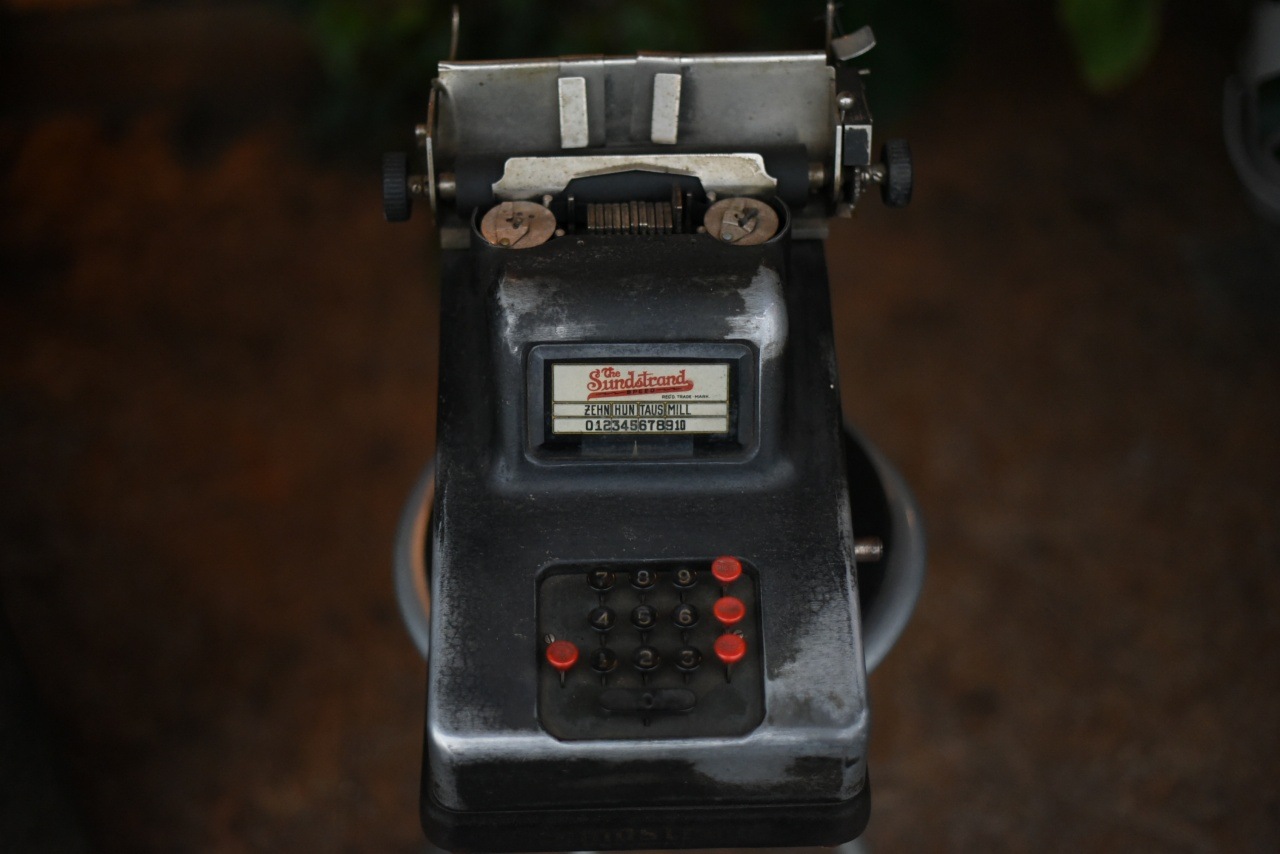 100858 ヴィンテージ　レジスター THE SUNDSTRAND　アメリカ製　USA