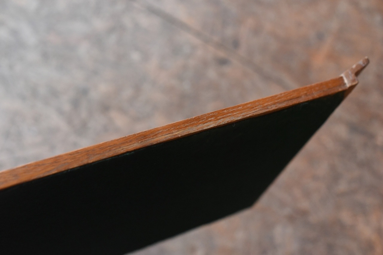 2757 ヴィンテージ ウッドトレー　トレイ　取っ手にガタつきがあり