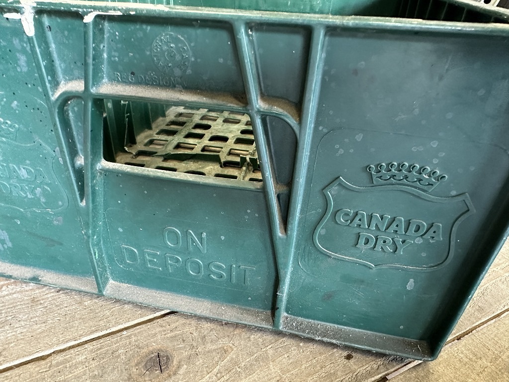 107928 ヴィンテージ 「ON DEPOSIT CANADA DRY」カナダドライ ラック 引き出し ケース