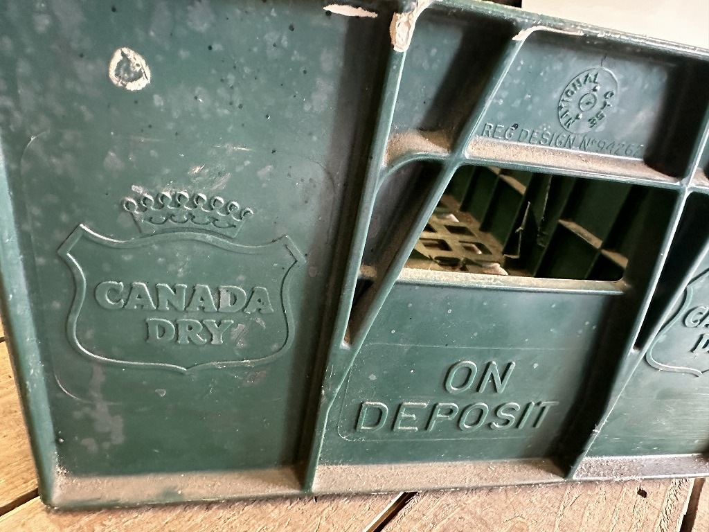 107928 ヴィンテージ 「ON DEPOSIT CANADA DRY」カナダドライ ラック 引き出し ケース