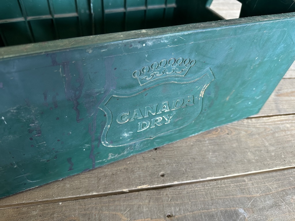 107928 ヴィンテージ 「ON DEPOSIT CANADA DRY」カナダドライ ラック 引き出し ケース