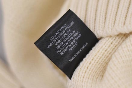 FW 英国「GOLDTOP」「100%Merino Wool Fitted Submariner Sweater」フィット サブマリーナー セーター COLOR：WHITE　　送料無料