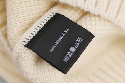 FW 英国「GOLDTOP」「100%Merino Wool Fitted Submariner Sweater」フィット サブマリーナー セーター COLOR：WHITE　　送料無料