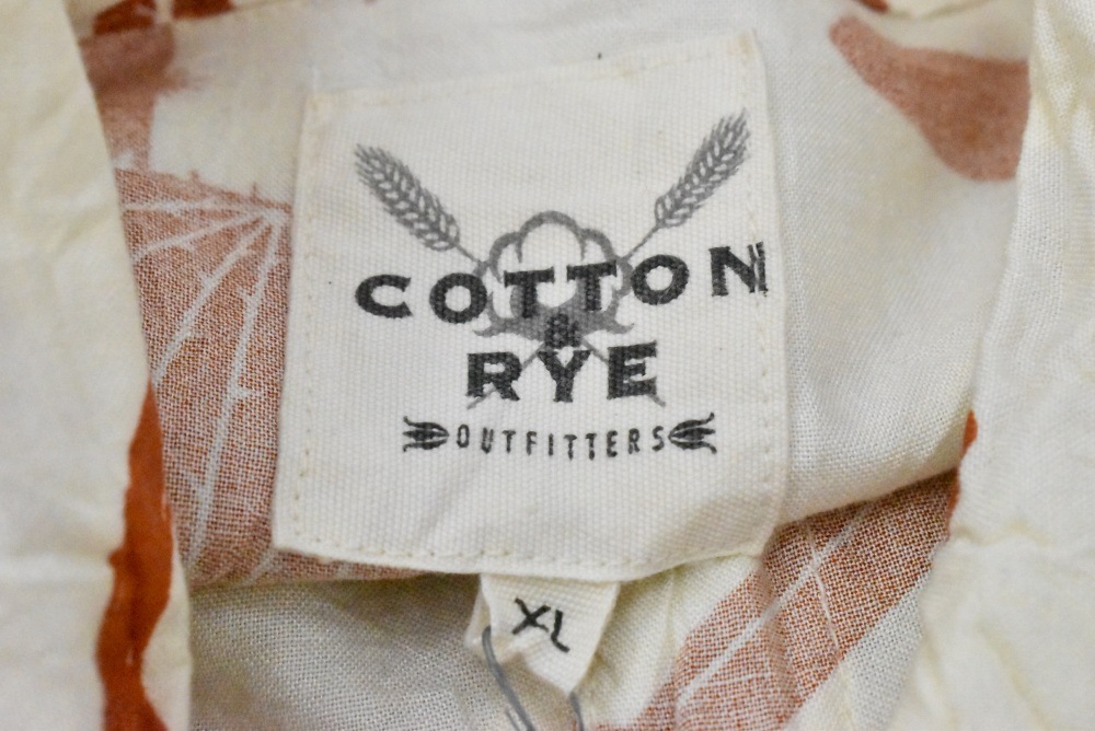 109296 「COTTON RAE」  ヴィンテージ 長袖 ウェスタンモチーフ柄 シャツ