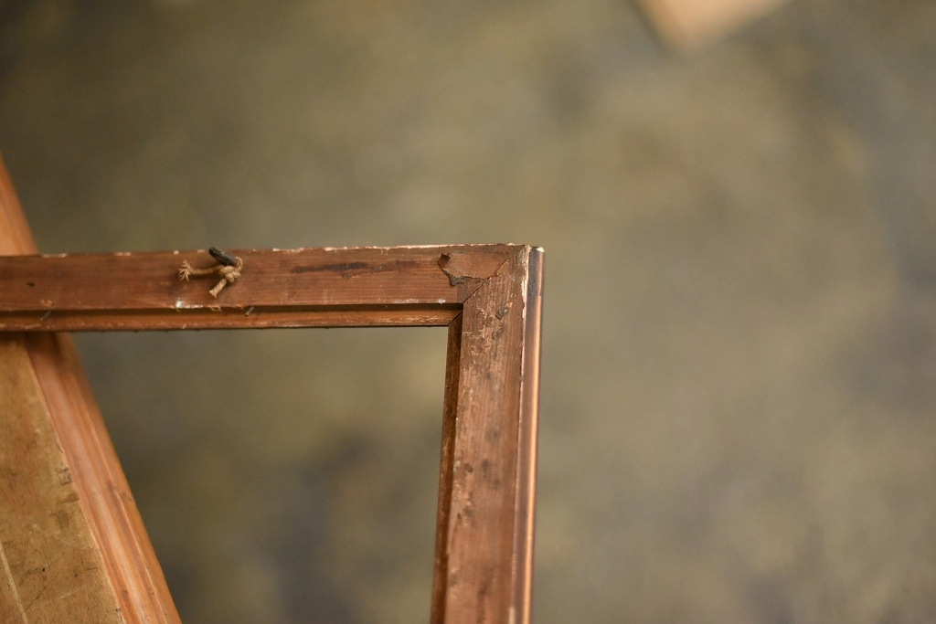 103603 ヴィンテージ　ウッドフレーム 額縁