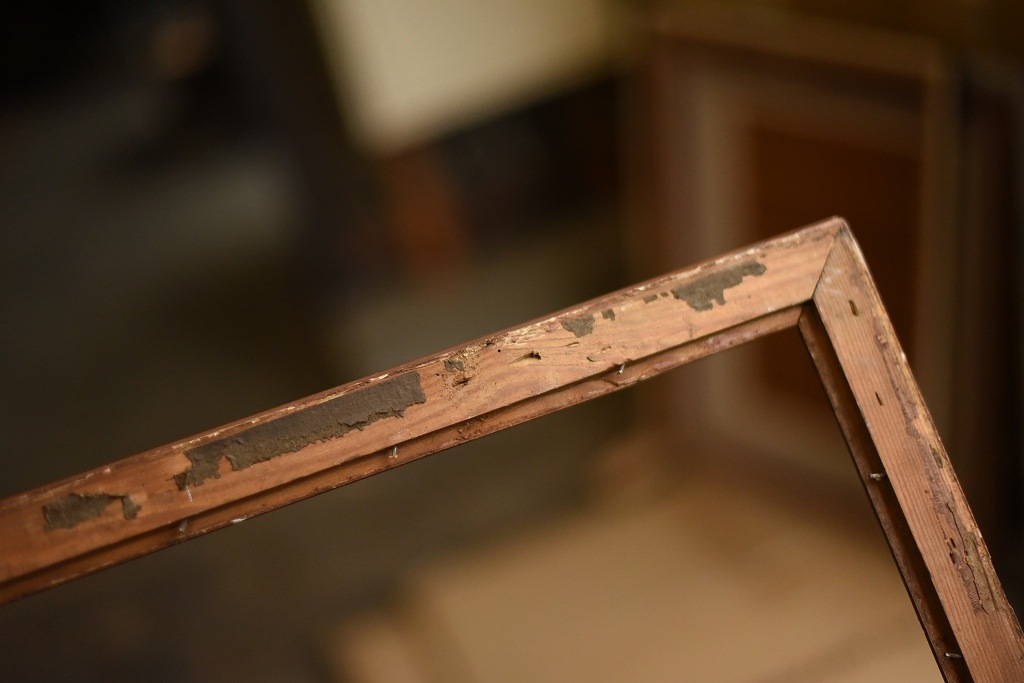 103603 ヴィンテージ　ウッドフレーム 額縁