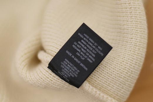 CW 英国 「GOLDTOP」「100% Merino Wool Classic Submariner Sweater」クラシック サブマリーナー COLOR：WHITE　　送料無料