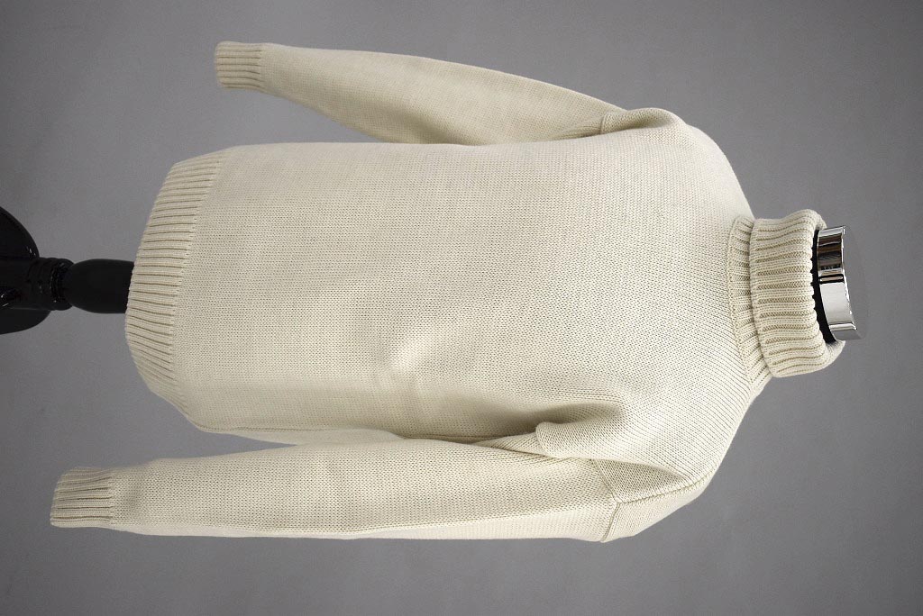 CW 英国 「GOLDTOP」「100% Merino Wool Classic Submariner Sweater」クラシック サブマリーナー COLOR：WHITE　　送料無料