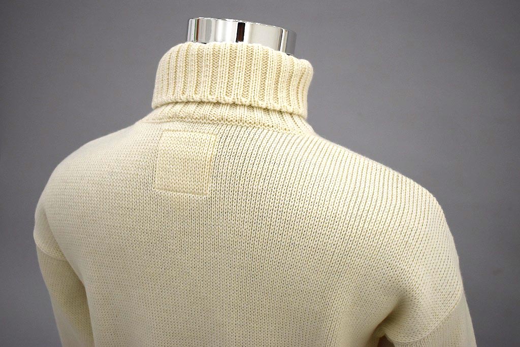 CW 英国 「GOLDTOP」「100% Merino Wool Classic Submariner Sweater」クラシック サブマリーナー COLOR：WHITE　　送料無料