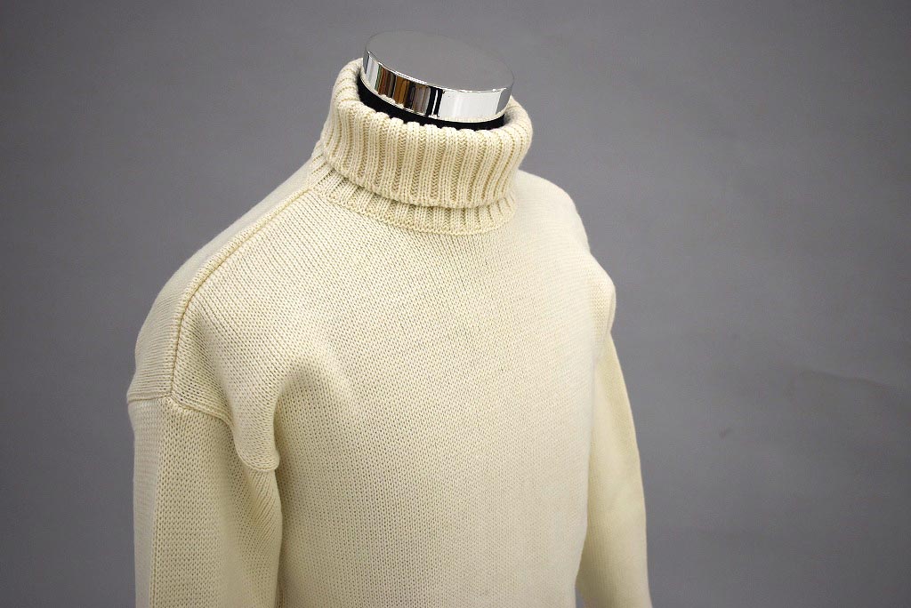 CW 英国 「GOLDTOP」「100% Merino Wool Classic Submariner Sweater」クラシック サブマリーナー COLOR：WHITE　　送料無料
