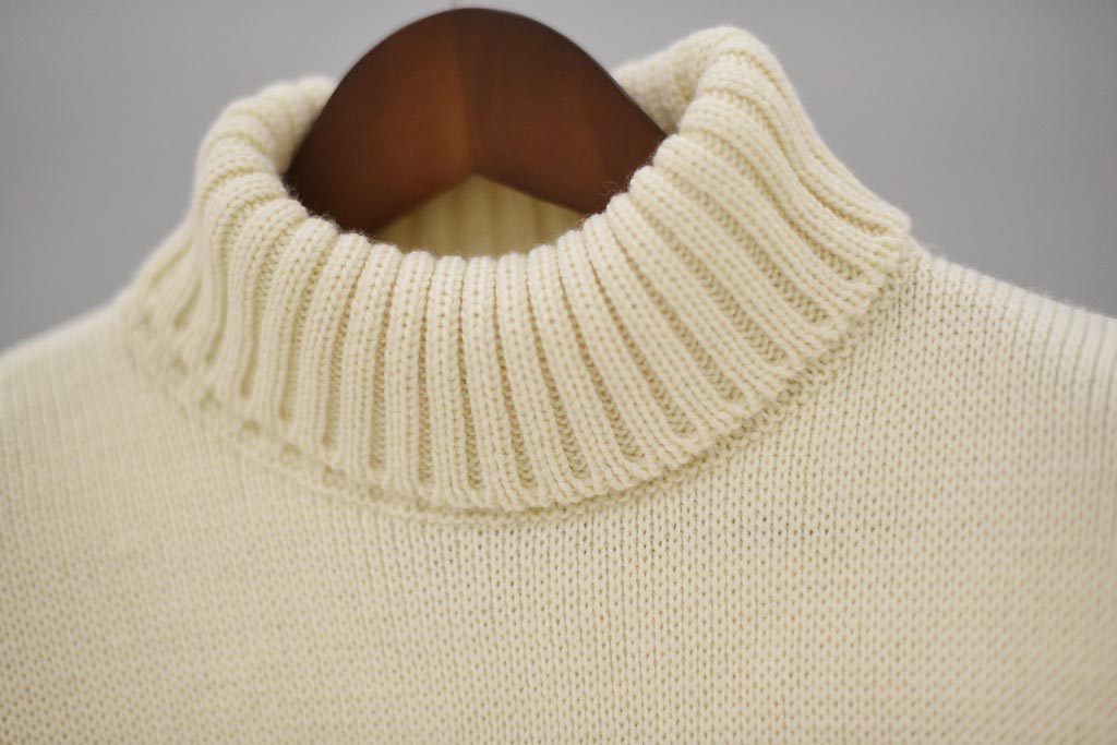 CW 英国 「GOLDTOP」「100% Merino Wool Classic Submariner Sweater」クラシック サブマリーナー COLOR：WHITE　　送料無料