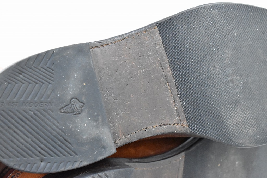 109834「FLORSHEIM」ウィングチップ シューズ 外羽根 SIZE US9ほど