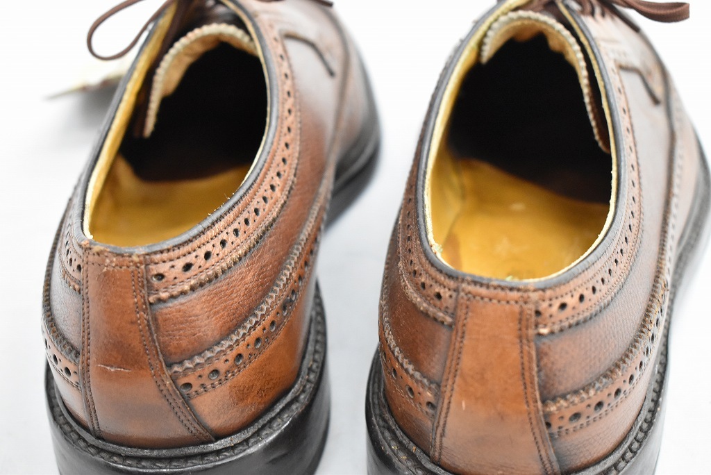 109834「FLORSHEIM」ウィングチップ シューズ 外羽根 SIZE US9ほど