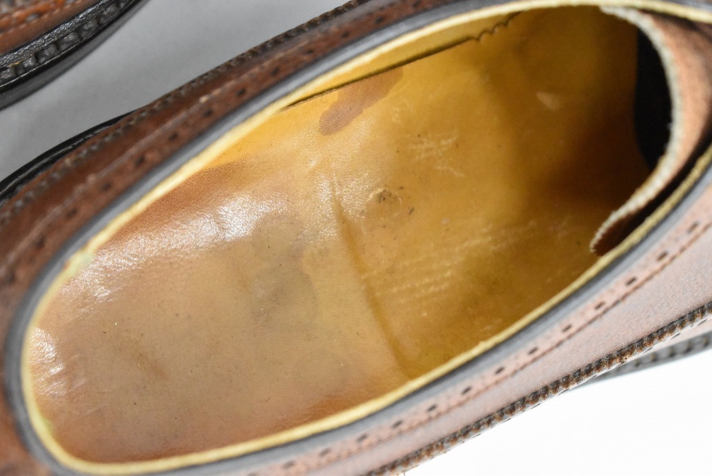 109834「FLORSHEIM」ウィングチップ シューズ 外羽根 SIZE US9ほど