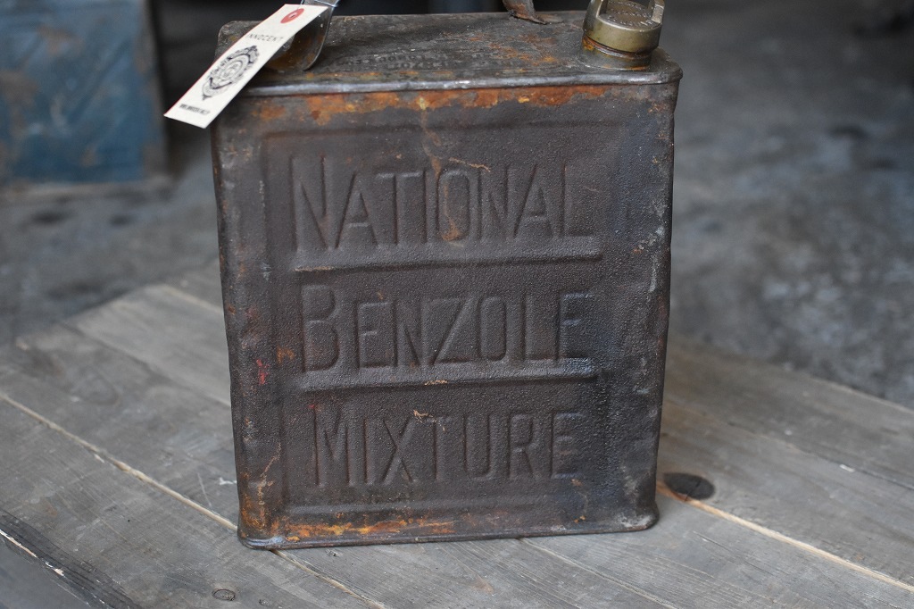 106750 英国製　NASIONAL BENZOLE MIXTURE 2ガロン ガソリン缶
