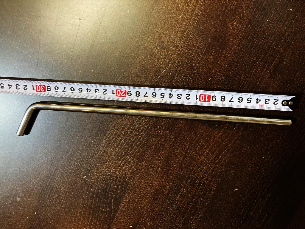 108060 英国 ENGLAND MIRROR STEMS 12 INCH CHROME アクセサリー ミラーステー ステム クラシックカー　
