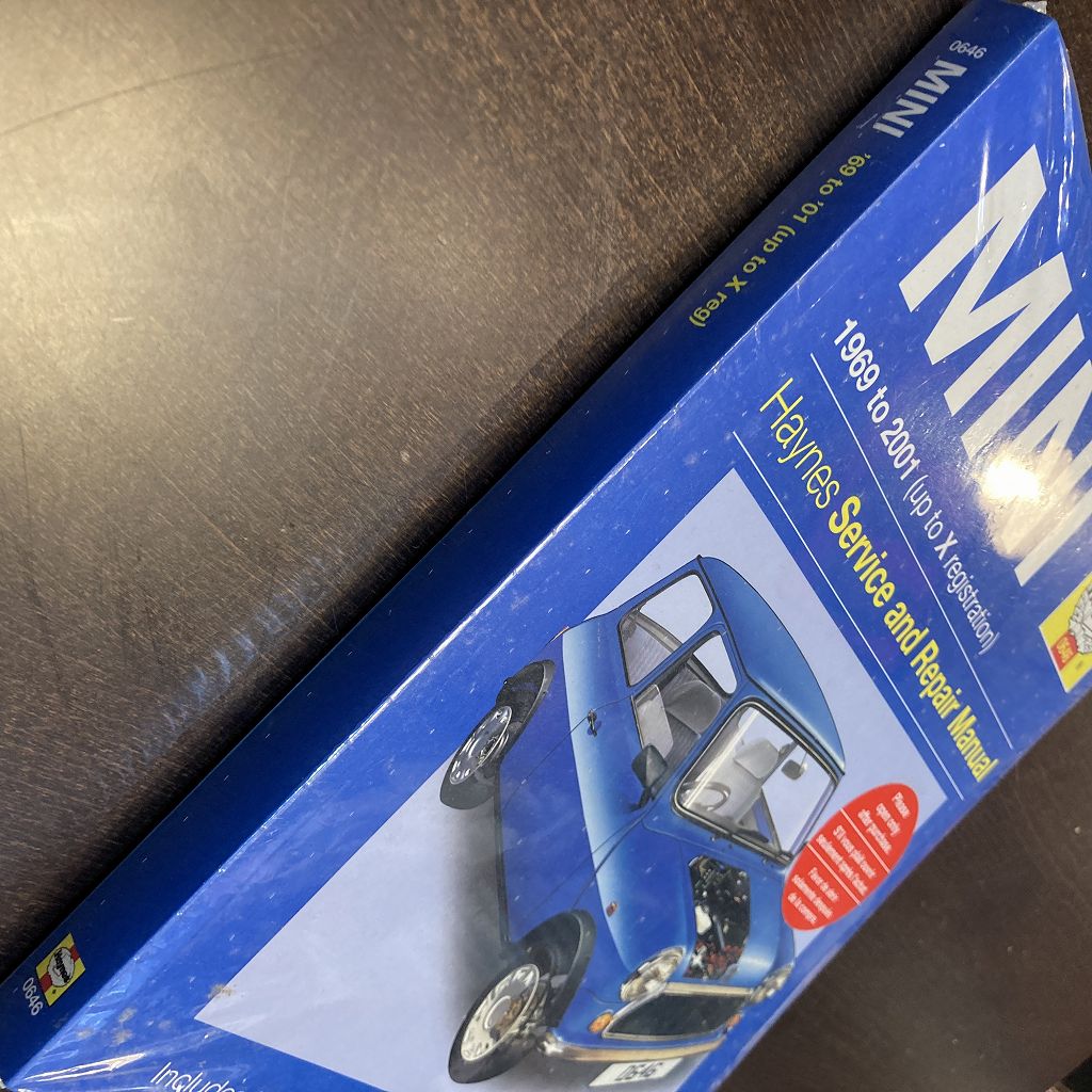 B4631「MINI 1969 to 2001 (up tp X registration） Haynes service and Repair Manual」未開封　ヘインズ・インターナショナル　 ミニ　整備書