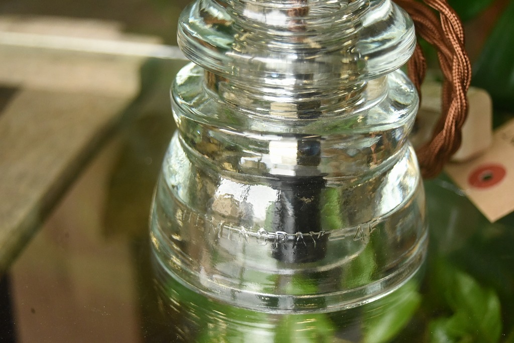 104820 インダストリアル ガラスインシュレーター ランプ 照明 USA 碍子 i005CB