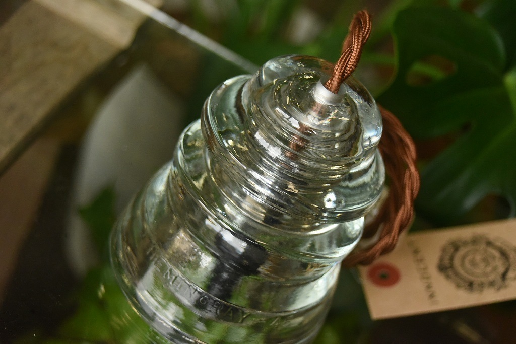 104820 インダストリアル ガラスインシュレーター ランプ 照明 USA 碍子 i005CB