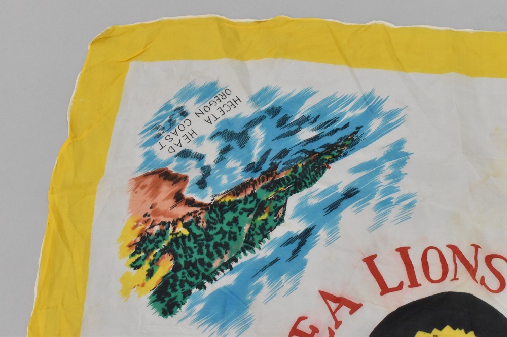 108770 ヴィンテージ 中判 スーベニア スカーフ  Souvenir scarf