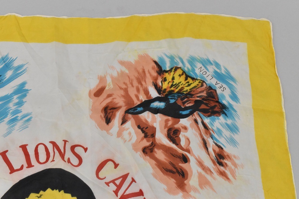 108770 ヴィンテージ 中判 スーベニア スカーフ  Souvenir scarf