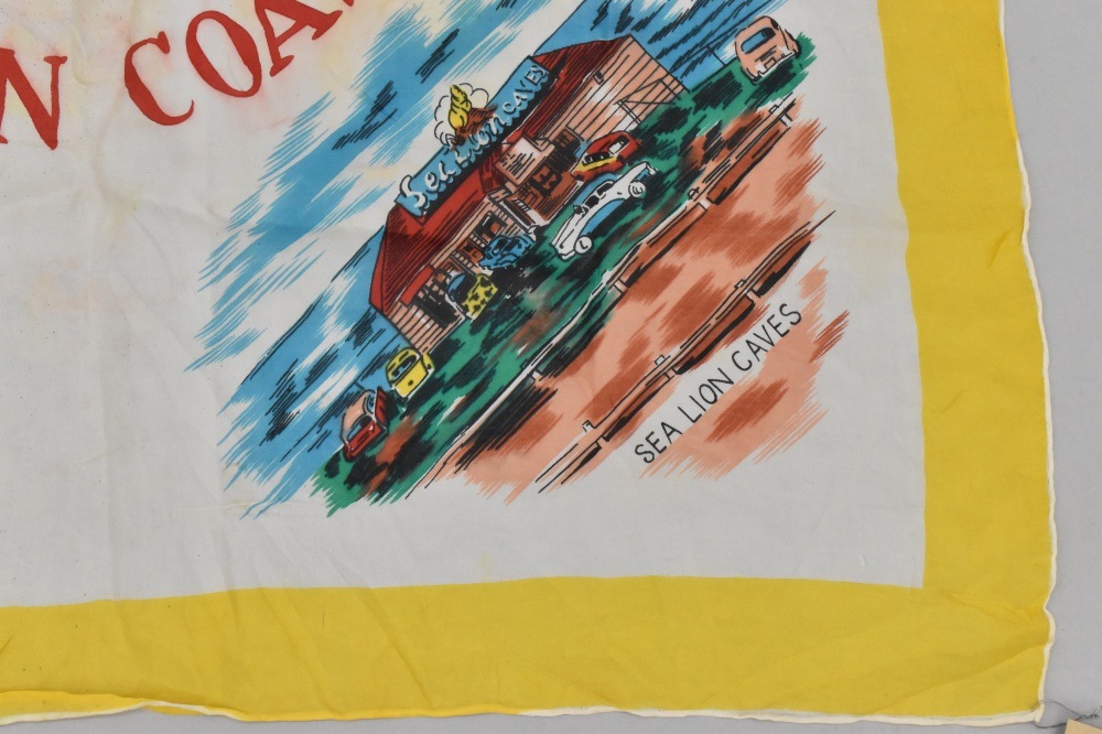 108770 ヴィンテージ 中判 スーベニア スカーフ  Souvenir scarf