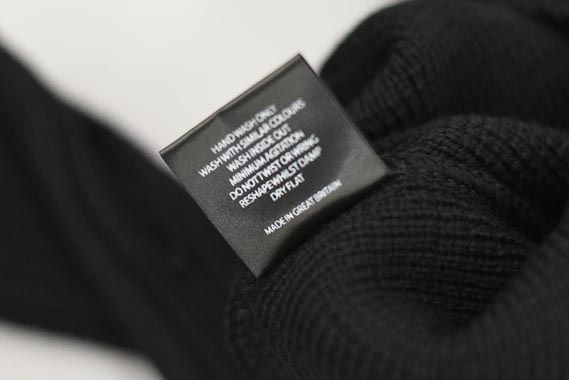 FB 英国「GOLDTOP」「100%Merino Wool Fitted Submariner Sweater」フィット サブマリーナー セーター COLOR：BLACK　　送料無料