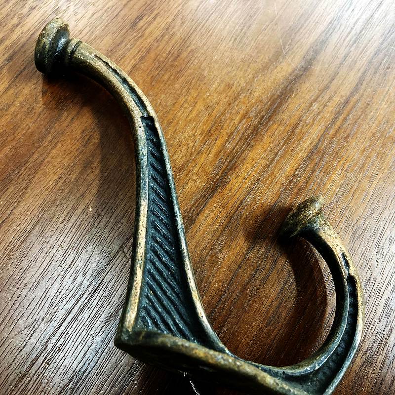 104635 ヴィンテージ アイアンフック ウォールハンガー コートフック