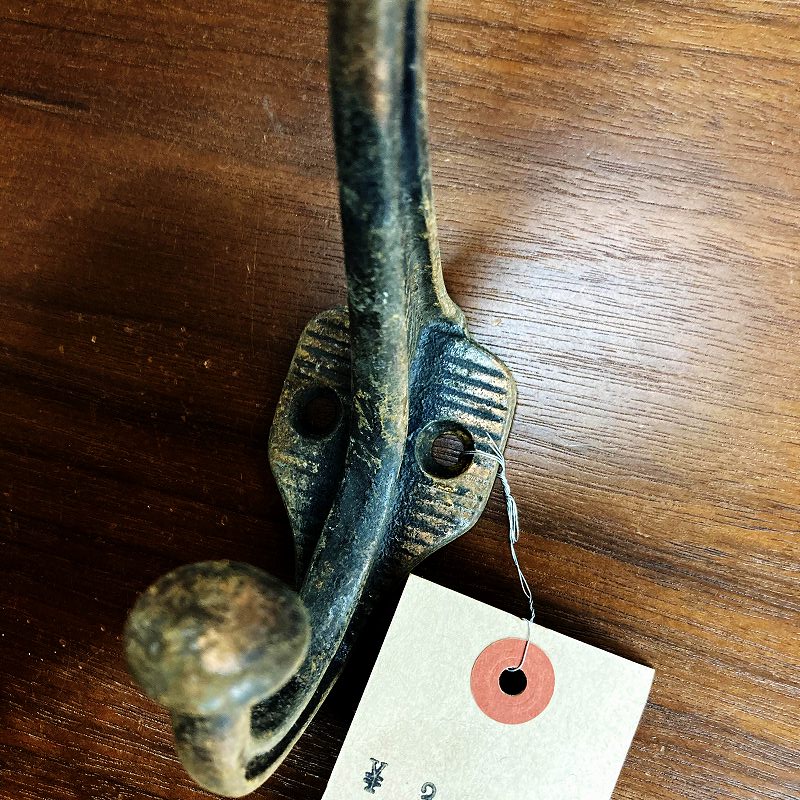 104635 ヴィンテージ アイアンフック ウォールハンガー コートフック