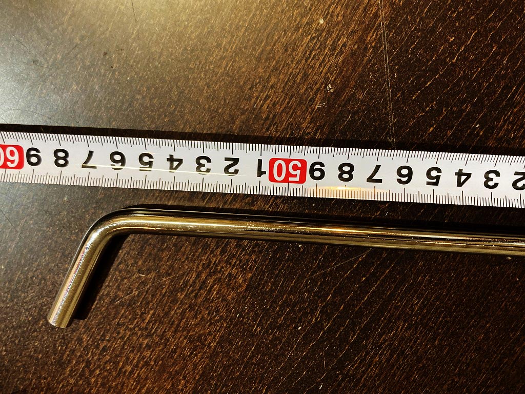 108059 英国 ENGLAND MIRROR STEMS 24INCH CHROME アクセサリー ミラーステー ステム クラシックカー