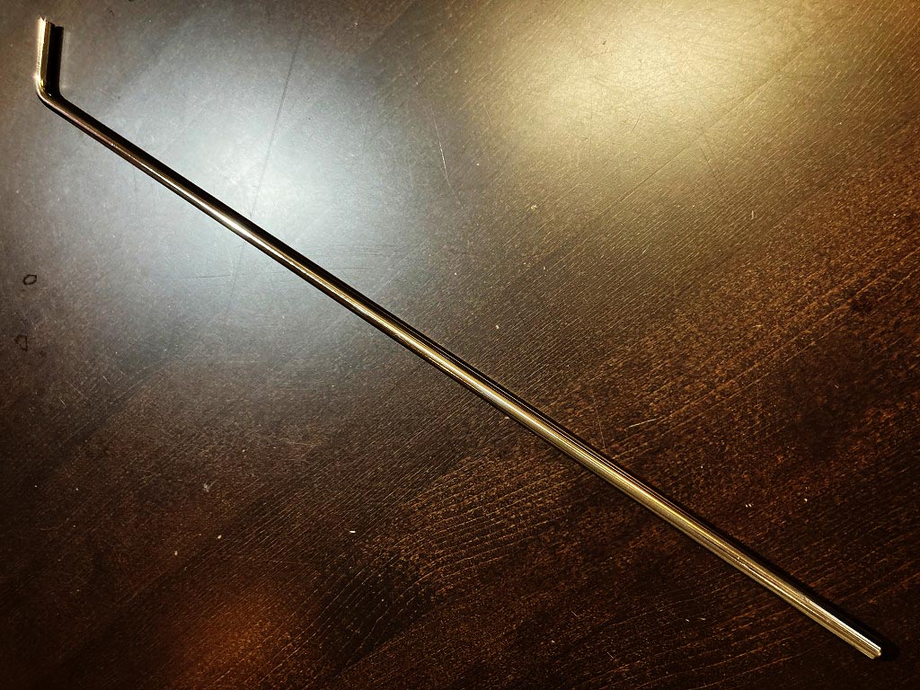 108059 英国 ENGLAND MIRROR STEMS 24INCH CHROME アクセサリー ミラーステー ステム クラシックカー