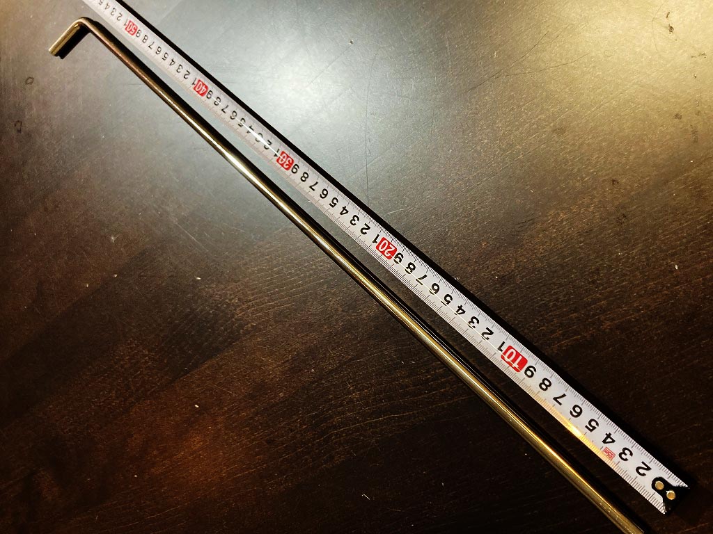 108059 英国 ENGLAND MIRROR STEMS 24INCH CHROME アクセサリー ミラーステー ステム クラシックカー