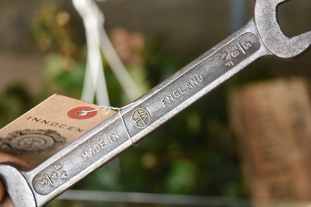 104425 UK ヴィンテージ　スパナ　ツール　英国 MADE IN ENGLAND