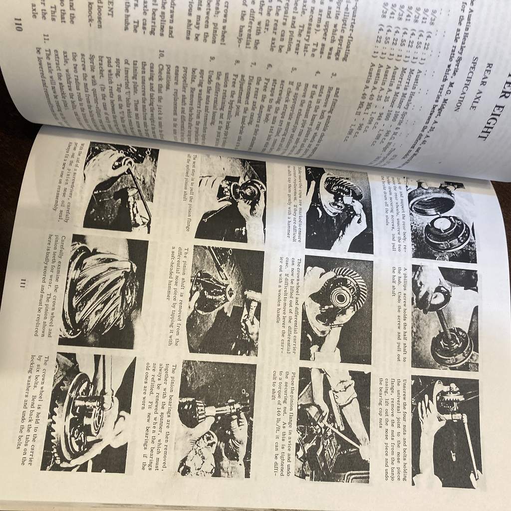 B4632「MORRIS MINOR 1000 All models 1956 to 1971  948cc (57.8 cu in) 1098cc(67 su in) Owners Workshop Manual」ヘインズ・インターナショナル　 モーリス　整備書