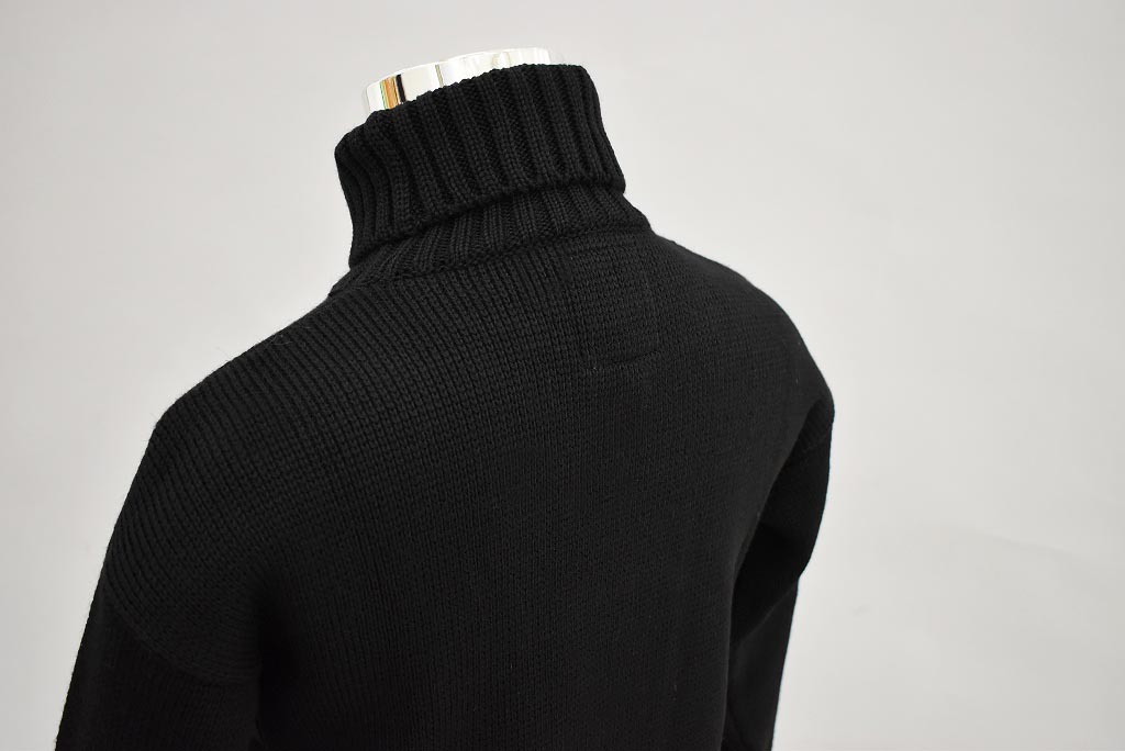 CB 英国 「GOLDTOP」「100% Merino Wool Classic Submariner Sweater」クラシック サブマリーナー COLOR：BLACK　　送料無料