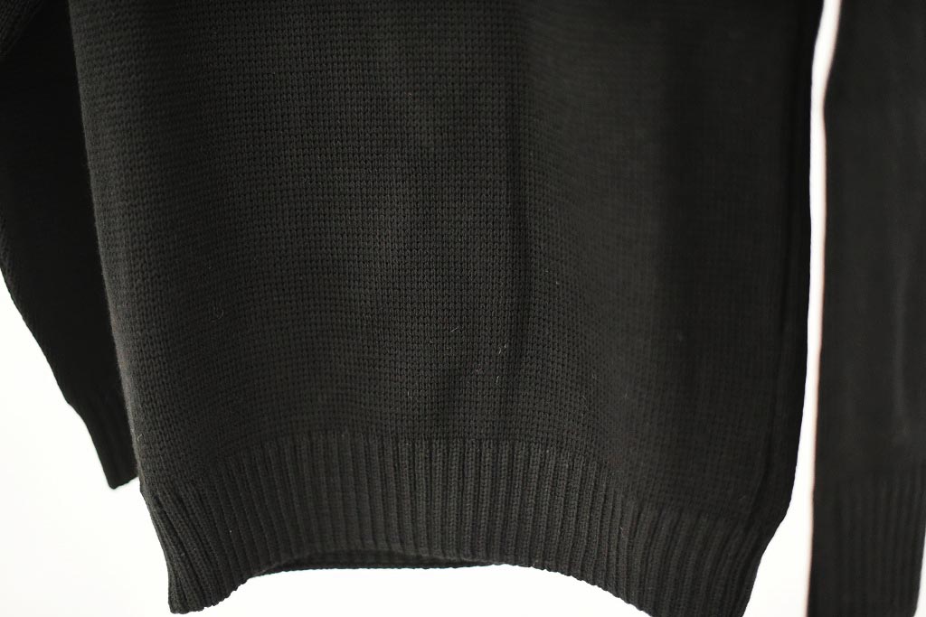 CB 英国 「GOLDTOP」「100% Merino Wool Classic Submariner Sweater」クラシック サブマリーナー COLOR：BLACK　　送料無料